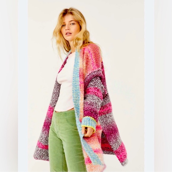 Dex Boho Multi-Color Cardigan - Picture 4 of 16